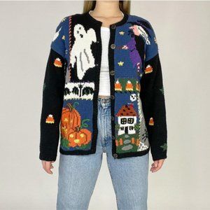 Halloween cardigan!!!